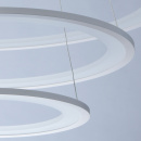 Lampa wisząca 3-duże ringi LED, zdalne sterowanie RegenBogen Hi-Tech 661016703