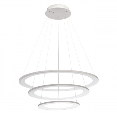 Lampa wisząca 3-duże ringi LED, zdalne sterowanie RegenBogen Hi-Tech 661016703