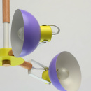 Lampa wisząca 3-klosze fioletowe MW-LIGHT Megapolis 711010403