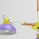 Lampa wisząca 3-klosze fioletowe MW-LIGHT Megapolis 711010403