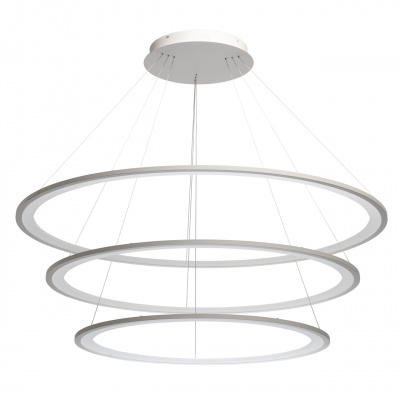 Lampa wisząca 3 okręgi LED 122cm, zdalne sterowanie RegenBogen Hi-Tech 661016903