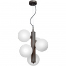 Lampa wisząca 5 szklanych kul Vitaluce VE4858-7/5S