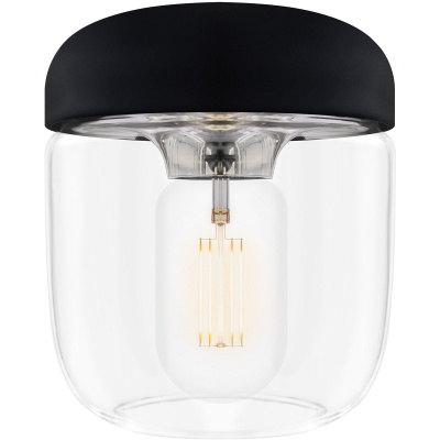 Lampa wisząca Acorn UMAGE czarna / chrom 02081