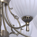 Lampa wisząca antyczna - białe klosze - 6 żarówek MW-LIGHT Classic 450014406