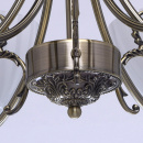 Lampa wisząca antyczna - białe klosze - 6 żarówek MW-LIGHT Classic 450014406