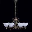 Lampa wisząca antyczna - białe klosze - 6 żarówek MW-LIGHT Classic 450014406