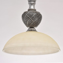 Lampa wisząca antyczne srebro, bogato zdobiona CHIARO Versace 254015201