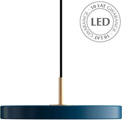 Lampa wisząca Asteria Mini UMAGE niebieski petrol 02209