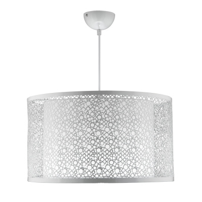 Lampa wisząca ażurowa, metalowa z wewnętrznym abażurem Madras Candellux 31-92727