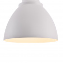 Lampa wisząca biała, duży, metalowy klosz Bellevue Maytoni Modern P535PL-01W