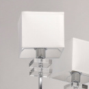 Lampa wisząca białe, kwadratowe klosze - 5 żarówek MW-Light Megapolis 101010305