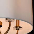 Lampa wisząca biały, duży abażur Palermo CHIARO Elegance 386017605