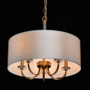 Lampa wisząca biały, duży abażur Palermo CHIARO Elegance 386017605