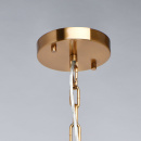 Lampa wisząca biały, duży abażur Palermo CHIARO Elegance 386017605