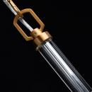 Lampa wisząca biały, duży abażur Palermo CHIARO Elegance 386017605