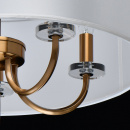 Lampa wisząca biały, duży abażur Palermo CHIARO Elegance 386017605