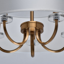 Lampa wisząca biały, duży abażur Palermo CHIARO Elegance 386017605