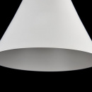 Lampa wisząca biały stożek z drewnianą bazą Bicones Maytoni Modern P359-PL-01-W