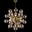 Lampa wisząca Bolla Maytoni bursztynowe kule MOD133PL-06BS