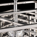 Lampa wisząca chromowana, kryształy w klatce Tening Maytoni MOD060PL-04CH