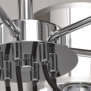 Lampa wisząca chromowane klosze - 6 żarówek MW-Light Megapolis 103010806