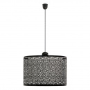 Lampa wisząca czarna z abażurem wewnętrznym Madras Candellux 31-70357