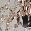 Lampa wisząca czarno-złota ozdobiona kryształami MW-LIGHT Classic 482014406