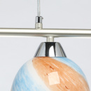 Lampa wisząca, cztery, szklane, pastelowe klosze Claire MW-LIGHT Megapolis 354019204