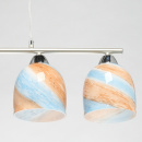 Lampa wisząca, cztery, szklane, pastelowe klosze Claire MW-LIGHT Megapolis 354019204