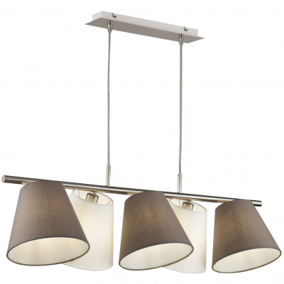 Lampa wisząca do jadalni - 5 abażurów Tarrasa Maytoni MOD009PL-05N