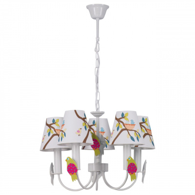 Lampa wisząca do pokoju dziecięcego Ptaki MW-LIGHT 365014305