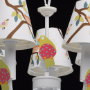 Lampa wisząca do pokoju dziecięcego Ptaki MW-LIGHT 365014305