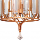 Lampa wisząca do sypialni złota z kryształami Royalty Favourite 2021-3P