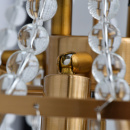 Lampa wisząca do wysokich pomieszczeń, szklane kulki Venezia MW-LIGHT Crystal 111012406