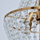 Lampa wisząca do wysokich pomieszczeń, szklane kulki Venezia MW-LIGHT Crystal 111012406