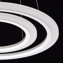 Lampa wisząca dwa pierścienie LED białe RegenBogen Hi-Tech 661014802