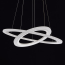 Lampa wisząca dwa pierścienie LED białe RegenBogen Hi-Tech 661014802