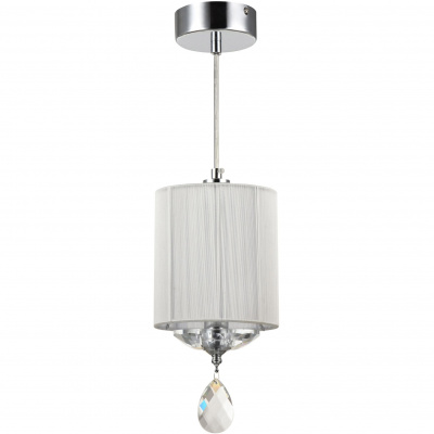 Lampa wisząca elegancka, chromowana z kryształami Miraggio Maytoni Modern MOD602-00-N