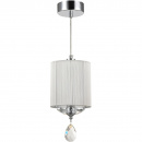 Lampa wisząca elegancka, chromowana z kryształami Miraggio Maytoni Modern MOD602-00-N