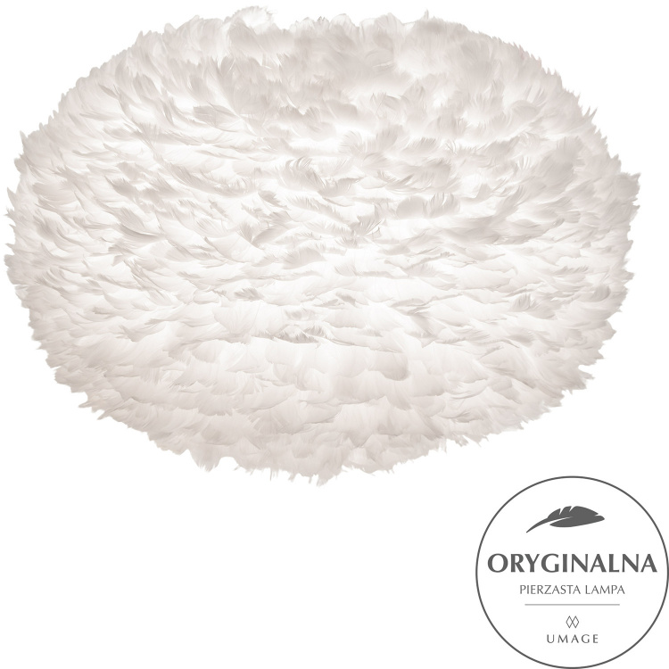 Lampa wisząca Eos XL UMAGE naturalne pióra