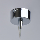 Lampa wisząca fioletowy klosz na stalowej lince RegenBogen Megapolis 606010701