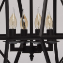 Lampa wisząca geometryczna - ażurowa konstrukcja DeMarkt Loft 104010704