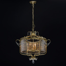 Lampa wisząca glamour złota Adele MW-LIGHT Crystal 373014806
