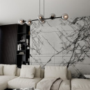 Lampa wisząca grafiowe kule ROSSI 6 BL GRAFIT Emibig 875/6