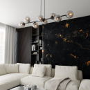 Lampa wisząca grafiowe kule ROSSI 8 BL GRAFIT Emibig 875/8