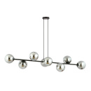 Lampa wisząca grafiowe kule ROSSI 8 BL GRAFIT Emibig 875/8