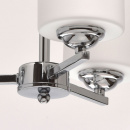 Lampa wisząca industrial chromowana kula na 3 żarówki MW-LIGHT Loft 285010303