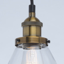 Lampa wisząca industrialna - pająk - mosiężne, szklane klosze MW-LIGHT Loft 392017805