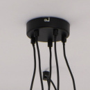 Lampa wisząca industrialna - pająk - mosiężne, szklane klosze MW-LIGHT Loft 392017805