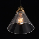 Lampa wisząca industrialna - pająk - mosiężne, szklane klosze MW-LIGHT Loft 392017805